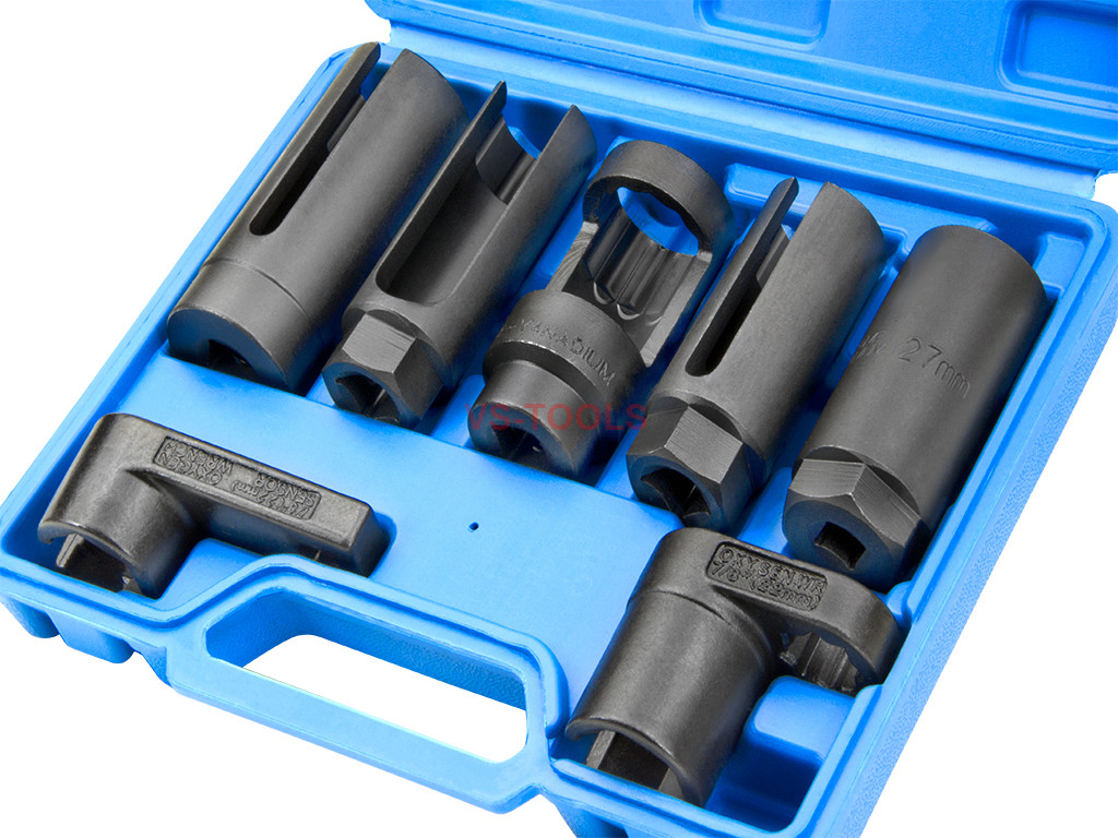 7pcs Oxygen O2 Sensor Diesel Fuel Injector Solenoid Wrench